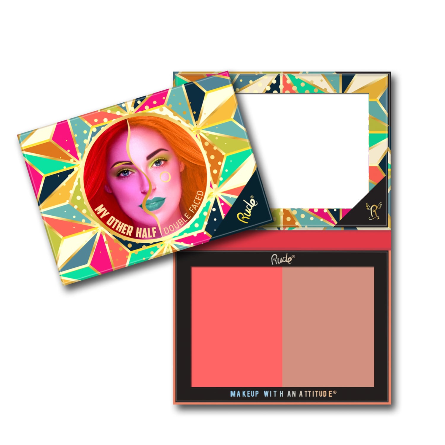 Buy Rude My Other Half Duo Shade Face Palette | Watsons UAE