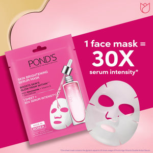 Buy Pond s Skin Brightening Serum Mask 1pc Watsons UAE